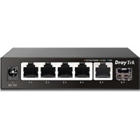 DrayTek VigorSwitch Q60x 2.5G 5-Port Fanless Switch SFP+ 10GbE DrayTek VigorSwitch Q60x 2.5G 5-Port Fanless Switch SFP+ 10GbE